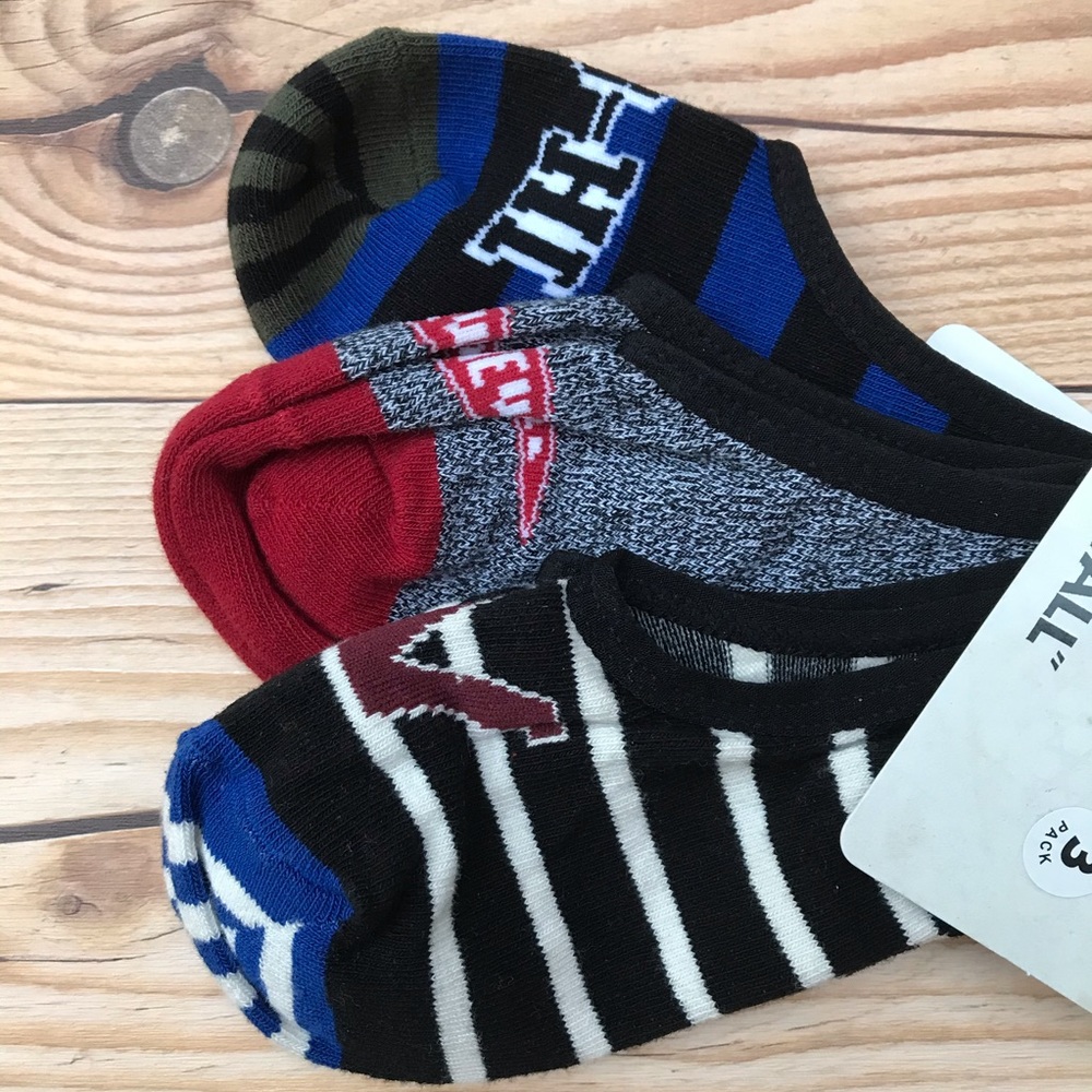 Vans Off The Wall 3 Pairs No Show Socks/Footies - Picture 7 of 12